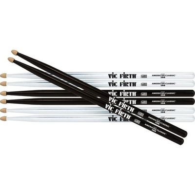 Набор барабанных палочек Vic Firth P5BW.2-5BB.2