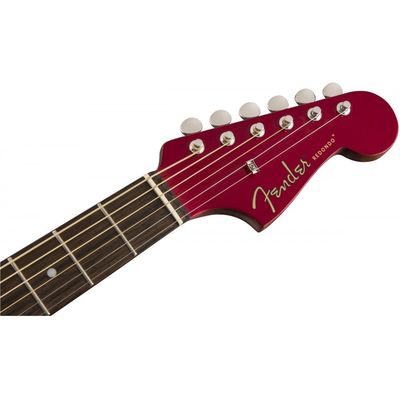 Гитара акустическая Fender Newporter Player WN Candy Apple Red, изображение 3
