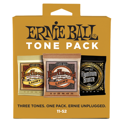 Набор из 3-х комплектов струн для акустической гитары Ernie Ball 3314 11-52, изображение 2