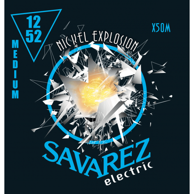 Струны для электрогитары Savarez X50M Nickel Explosion 12-52
