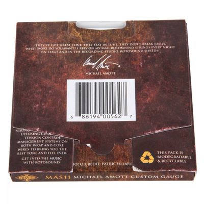 Струны для электрогитары Rotosound Michael Amott Signature 11-59, изображение 3