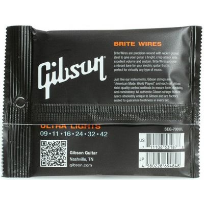Струны для электрогитары Gibson SEG-700UL 9-42, изображение 2
