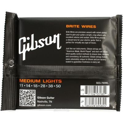 Струны для электрогитары Gibson SEG-700ML 11-50, изображение 2