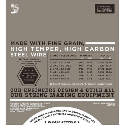 Струны для электрогитары D’Addario EPN22 13-56, изображение 2