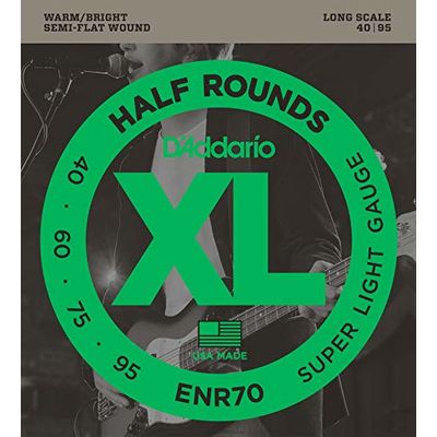 Струны для бас-гитары D’Addario ENR70 40-95