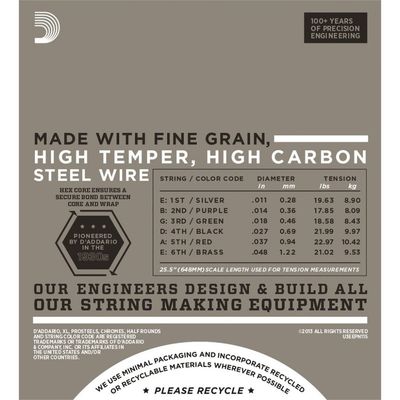 Струны для электрогитары D’Addario EPN115 11-48, изображение 2