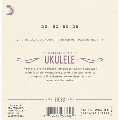 Струны для укулеле D’Addario EJ53C, изображение 2