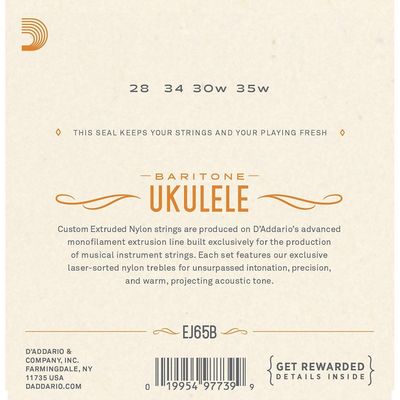 Струны для укулеле D’Addario EJ65B, изображение 2