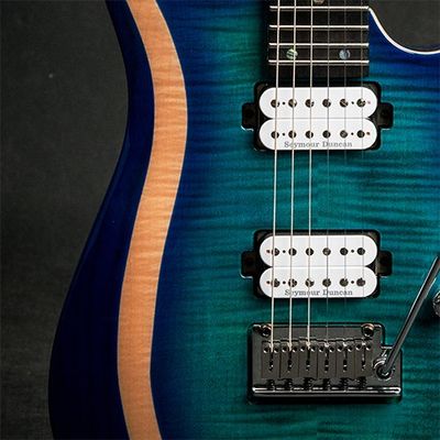 Электрогитара Cort X700 Duality Light Blue Burst, Отделка: Глянцевая, Цвет: Синий, изображение 2