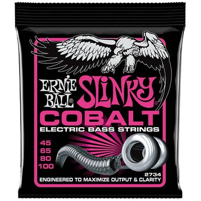 Струны для бас-гитары Ernie Ball 2734 Cobalt 45-100