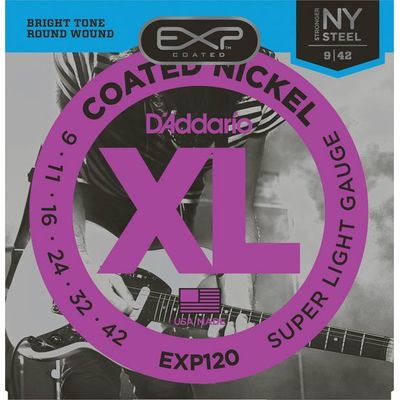 Струны для электрогитары D'Addario EXP120 9-42