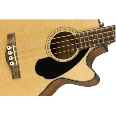 Электроакустическая бас-гитара Fender CB-60SCE Natural, изображение 3