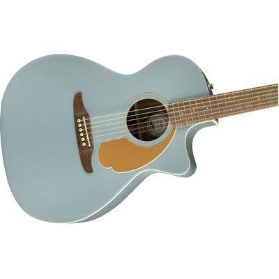 Гитара электроакустическая Fender Newporter Player WN Ice Blue Satin, изображение 4