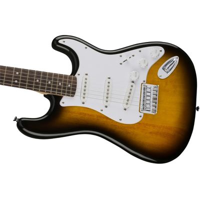 Электрогитара Fender Squier Bullet Stratocaster HT LRL Brown Sunburst, изображение 5