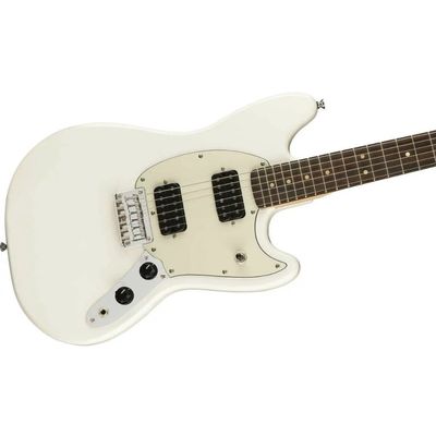 Электрогитара Fender Squier FSR Bullet Mustang HH LRL Olympic White, изображение 4