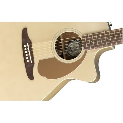 Гитара электроакустическая Fender Newporter Player WN Champagne, изображение 3