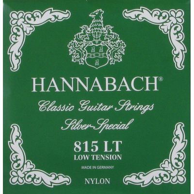 Струны для классической гитары Hannabach 815LT Green Silver Special