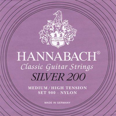 Струны для классической гитары Hannabach 900MHT Silver 200