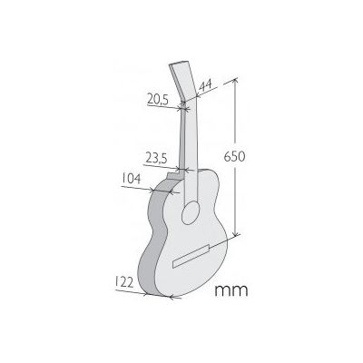 Акустическая гитара Alhambra J-1CW, изображение 3