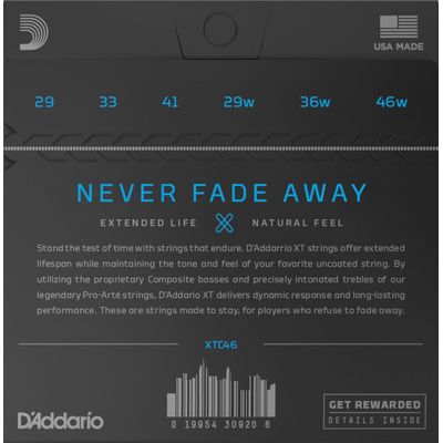 Струны для классической гитары D'Addario XTC46 HT, изображение 2