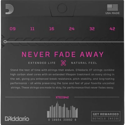 Струны для электрогитары D'Addario XTE0942 09-42, изображение 2
