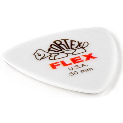 Медиатор Dunlop 456R.50 Tortex Flex Triangle 0.50, изображение 2