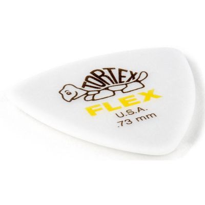 Медиатор Dunlop 456R.73 Tortex Flex Triangle 0.73, изображение 2