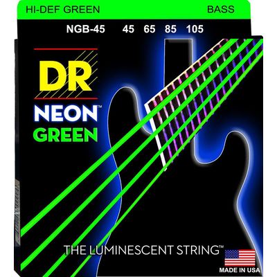 Струны для бас-гитары DR Neon NGB-45 45-105 4-String