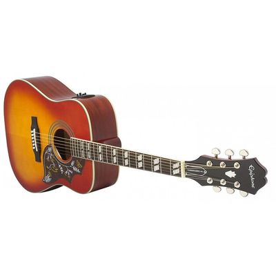 Гитара электроакустическая Epiphone Hummingbird Pro Faded Cherry Burst, изображение 2
