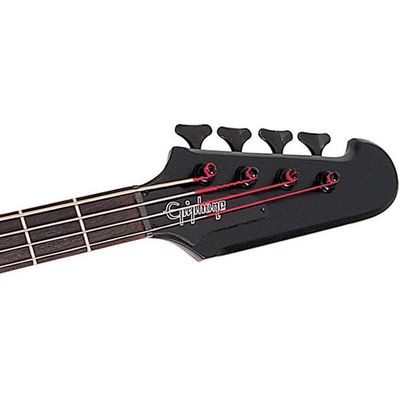 Бас-гитара Epiphone Goth Thunderbird-IV Bass Plain Black, изображение 3
