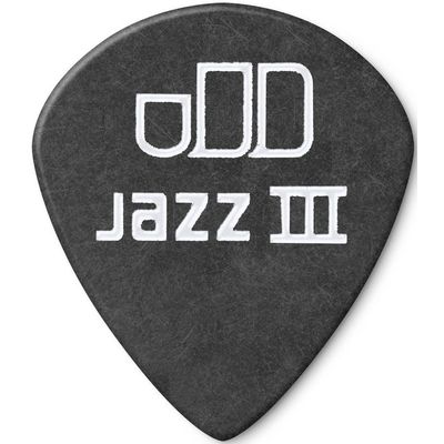 Медиатор Dunlop 482R1.0 Tortex Pitch Black Jazz III 1.0, Количество медиаторов: Штучные, изображение 2