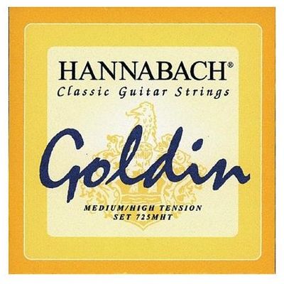 Струны для классической гитары Hannabach 725MHT GOLDIN