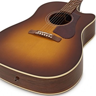 Гитара электроакустическая Gibson J-45 AG Walnut 2019 Walnut Burst, изображение 3