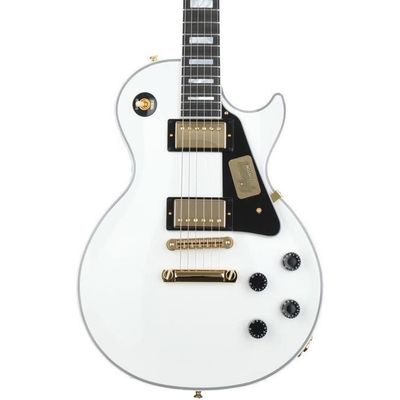 Электрогитара Gibson Les Paul Custom W/ Ebony Fingerboard Gloss 2019 Alpine White, изображение 3