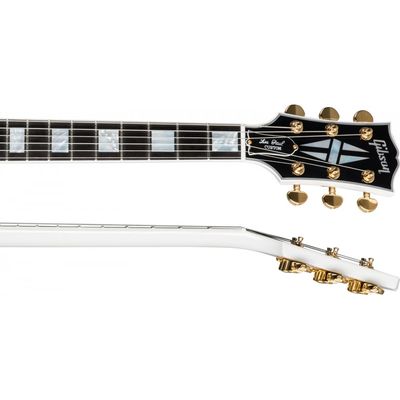 Электрогитара Gibson Les Paul Custom W/ Ebony Fingerboard Gloss 2019 Alpine White, изображение 4