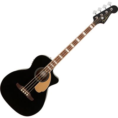 Электроакустическая бас-гитара Fender Kingman WN Jetty Black