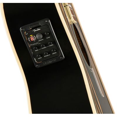 Электроакустическая бас-гитара Fender Kingman WN Jetty Black, изображение 6