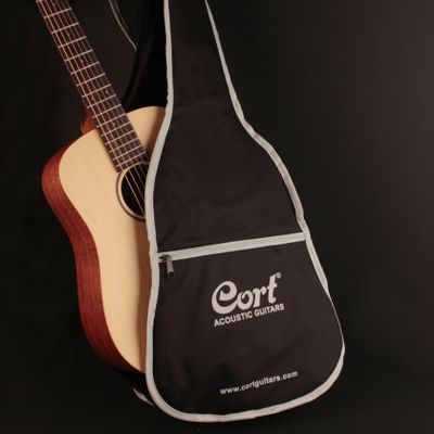 Гитара электроакустическая Cort Earth Mini F Adirondack OP w/bag, изображение 3