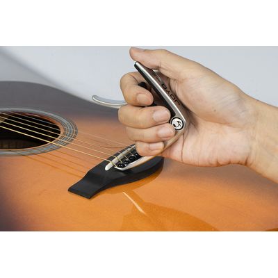 Каподастр Joyo JCP-03 Light capo Silver, изображение 3