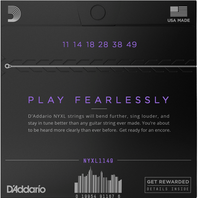 Струны для электрогитары D’addario NYXL1149 11-49, изображение 2
