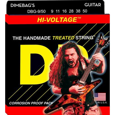 Струны для электрогитары DR Dimebag Darrell Hi-Voltage DBG-9/50 9-50