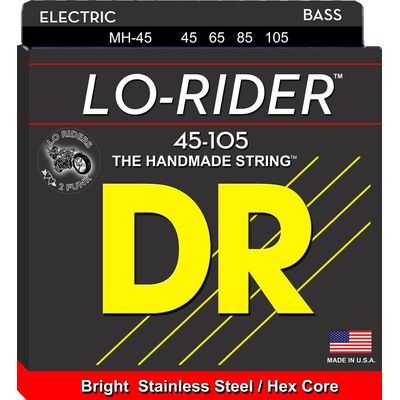 Струны для бас-гитары DR Lo-Rider MH-45 45-105