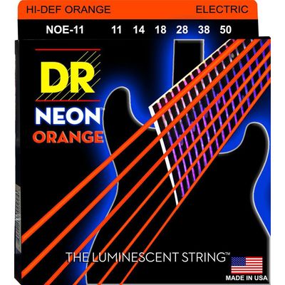 Струны для электрогитары DR Neon NOE-11 11-50