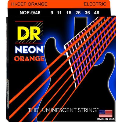 Струны для электрогитары DR Neon NOE-9/46 9-46