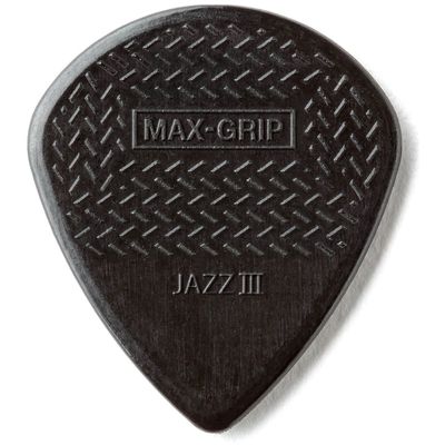 Медиатор Dunlop 471R3S Max-Grip Jazz III Stiffo