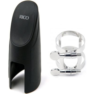 Лигатура с колпачком для саксофона сопрано Rico RSS1N