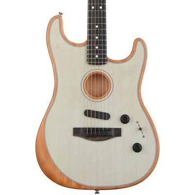 Гитара электроакустическая Fender Acoustasonic Stratocaster Transparent Sonic Blue, изображение 3