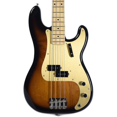 Бас-гитара Fender American Original ‘50s Precision Bass MN 2-Color Sunburst, изображение 3