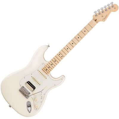 Электрогитара Fender American Professional Stratocaster HSS Shawbucker MN Olympic White