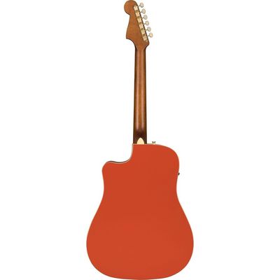 Гитара электроакустическая Fender Limited Edition Redondo Player Fiesta Red Gold Hardware, изображение 2